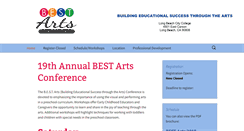 Desktop Screenshot of bestartsconference.org